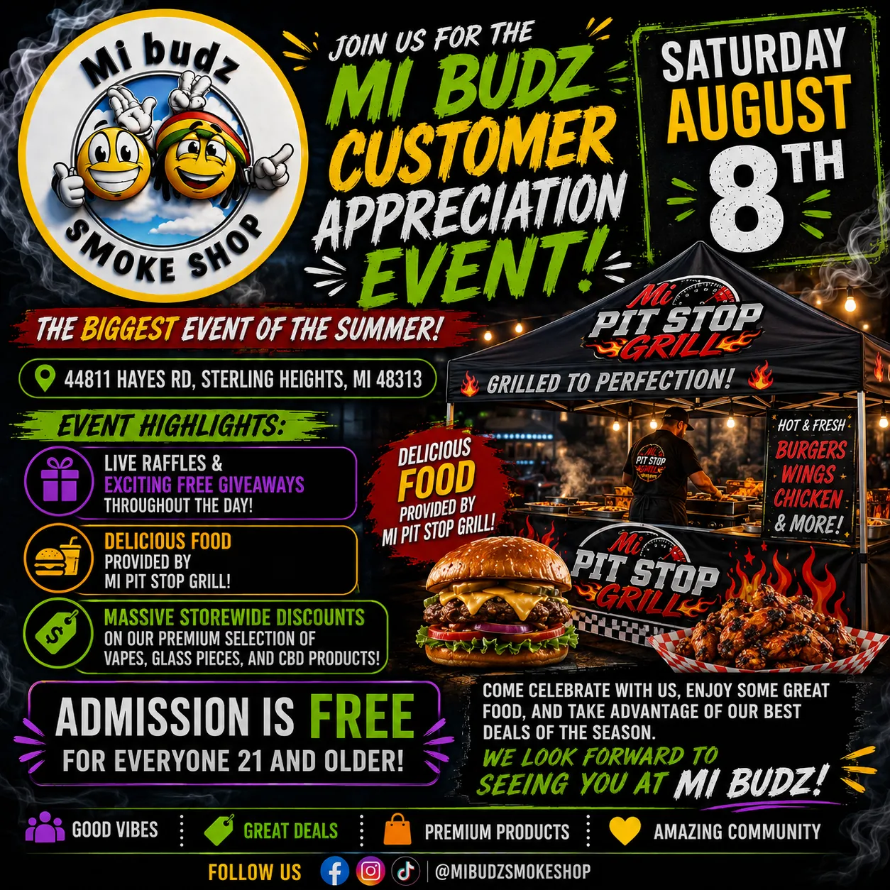 You’re Invited: Mi Budz Customer Appreciation Event!