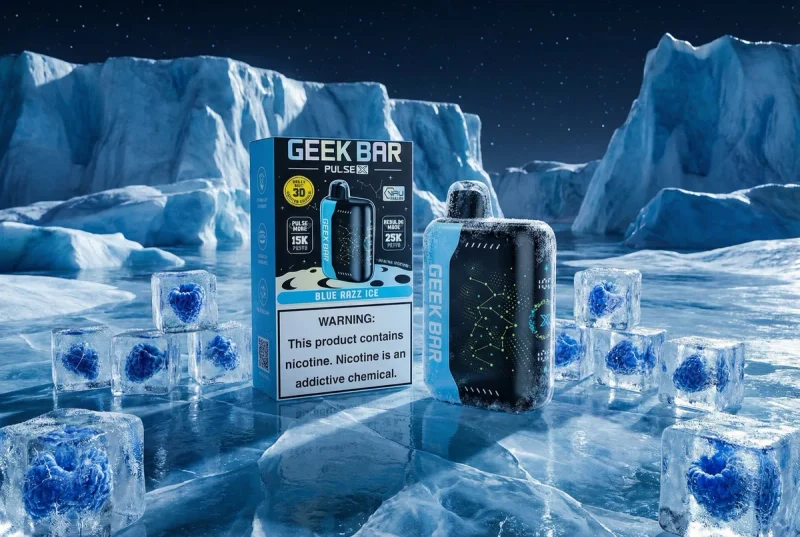 Geek Bar Blue Razz Ice at Mi Budz