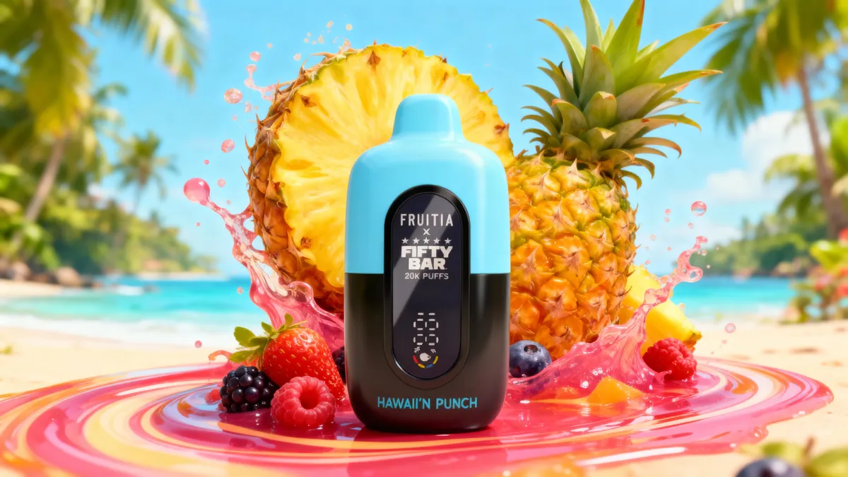 Hawaiian Punch Fruitia x Fifty Bar 20K