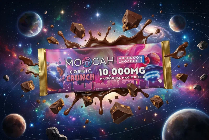 Moocah Magic Mushroom Chocolate Bar at Mi Budz
