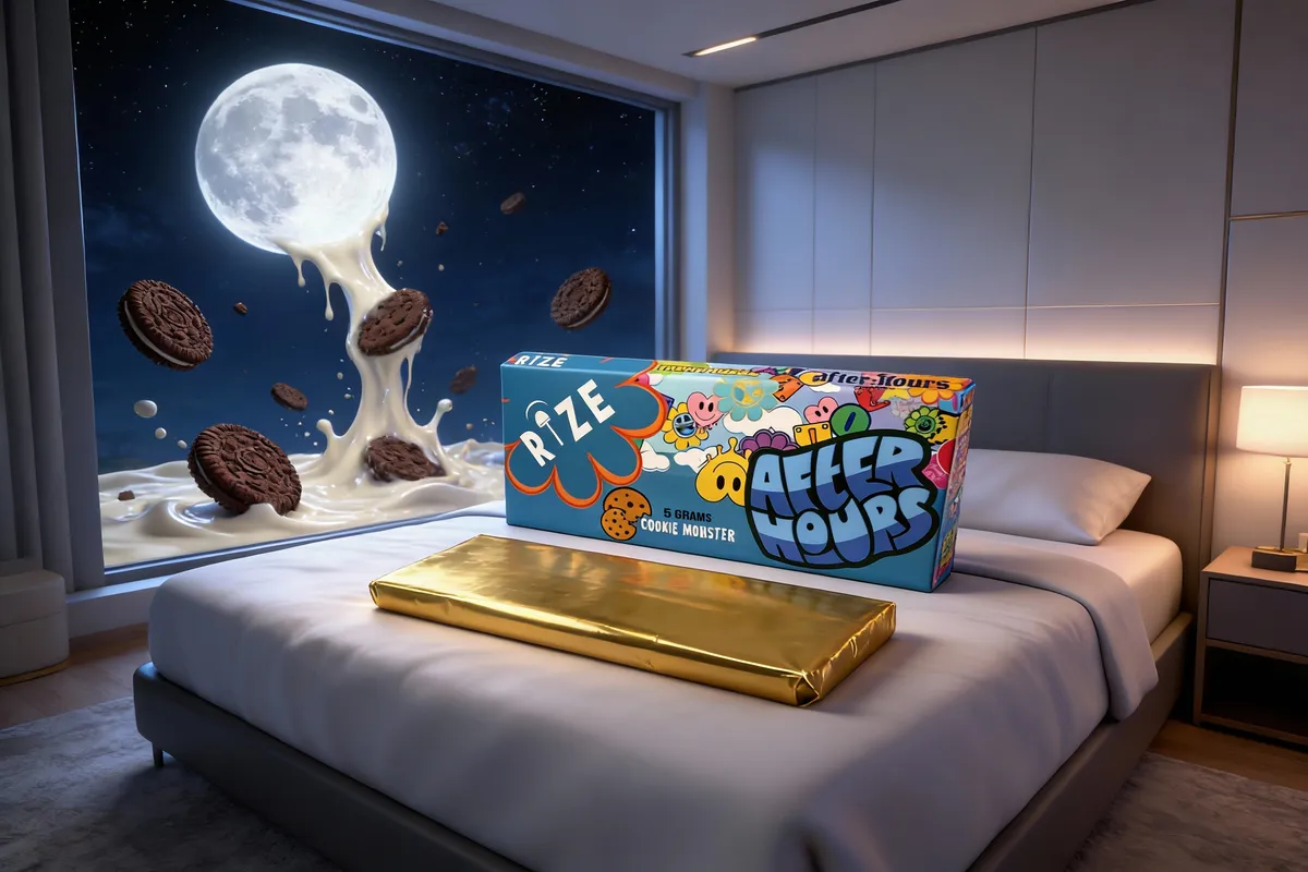 After Hours Rize Trippy Hours Mushroom Chocolate Bars