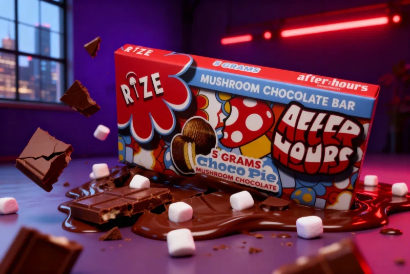 After Hours Choco Pie Mushroom Chocolate Bars